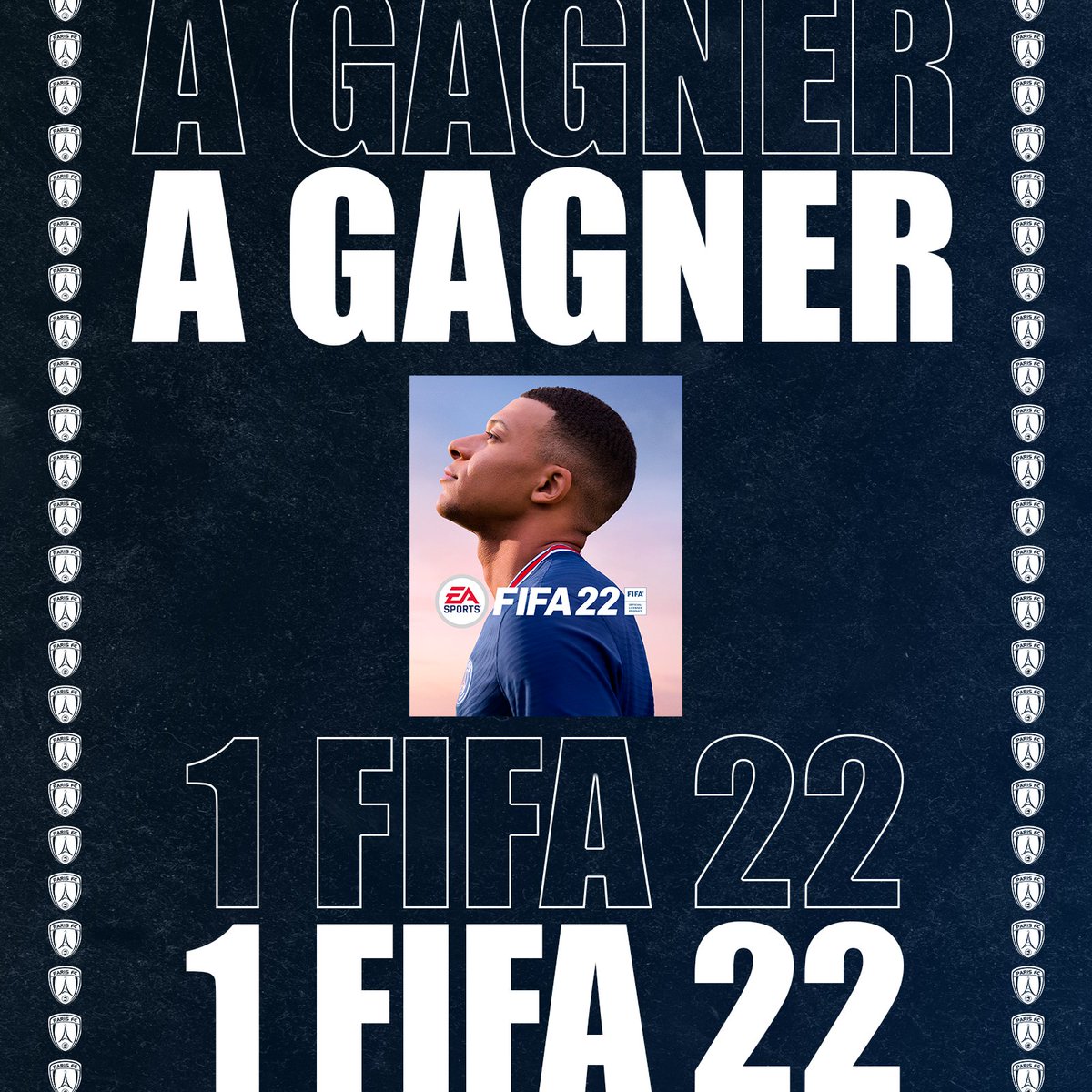 ParisFC's tweet image. 🎁 𝗡𝗼𝗲̈𝗹, 𝗰𝗲 𝗻'𝗲𝘀𝘁 𝗷𝗮𝗺𝗮𝗶𝘀 𝗳𝗶𝗻𝗶 𝗮𝘃𝗲𝗰 𝗹𝗲 𝗣𝗮𝗿𝗶𝘀 𝗙𝗖 !

Pour gagner FIFA 22 (PS4/PS5) :
🔹 Follow le compte @ParisFC
🔹 RT ce tweet

❔ Tirage au sort le 3 janvier 2022