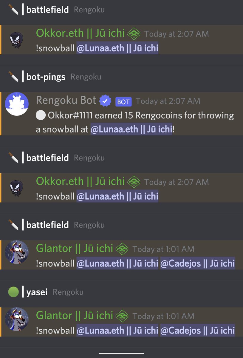 SirenaDeSuenos's tweet photo. Why everyone wanna snowball me??? ๐ฅถ๐ฅถ
@OriginalOkkor @glantor @RengokuLegends
#NFTs #GottaBeFun https://t.co/Fud82MGUU4