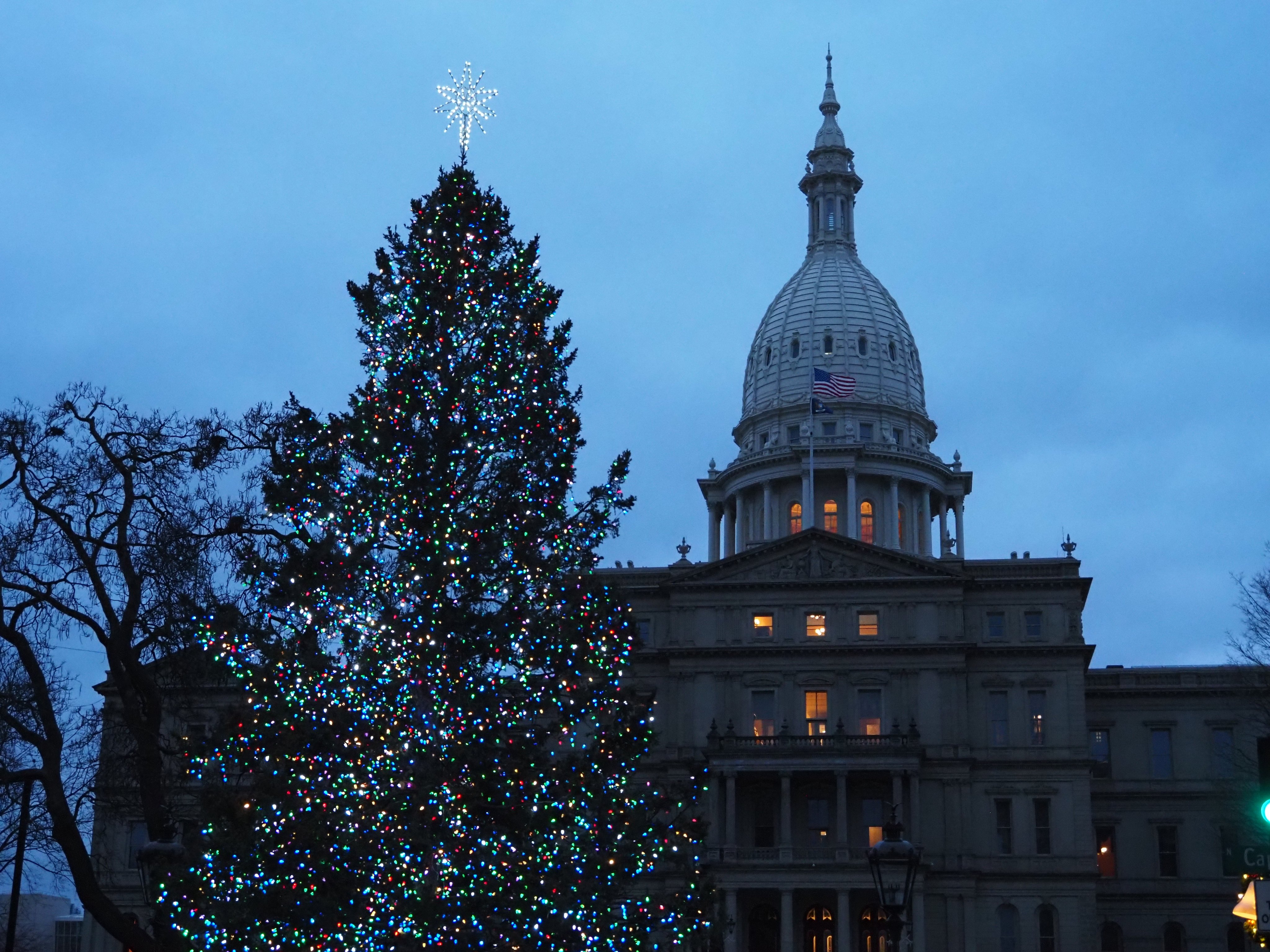 Michigan Capitol Christmas Tree 2022 Mi State Capitol (@Mistatecapitol) / Twitter