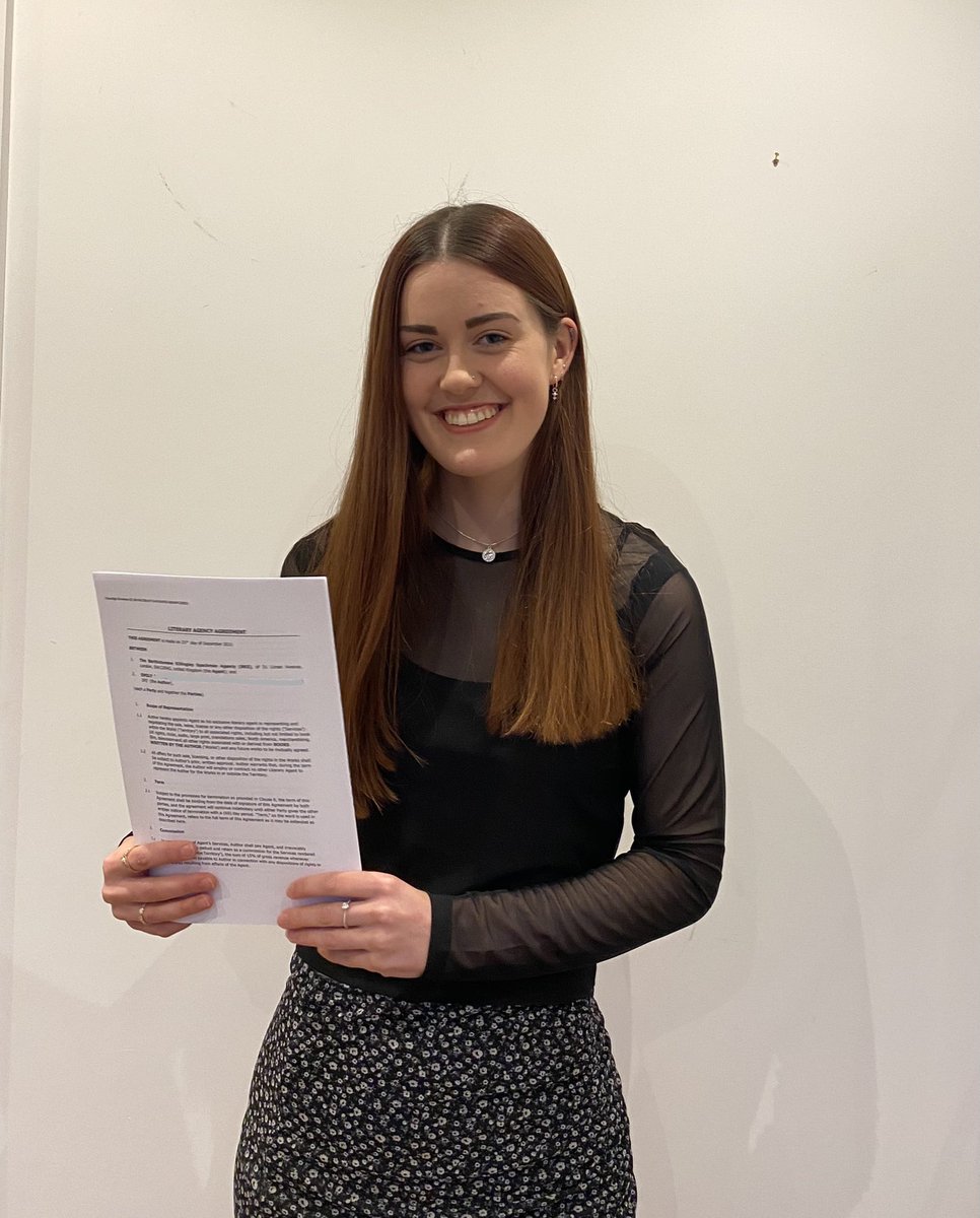 ItsEmilyKaty's tweet image. Four years ago today I was discharged from a children’s mental health unit. Today I signed a contract with a literary agent. I’m going to be an author. I don’t often feel proud of myself, but today I do. 😭