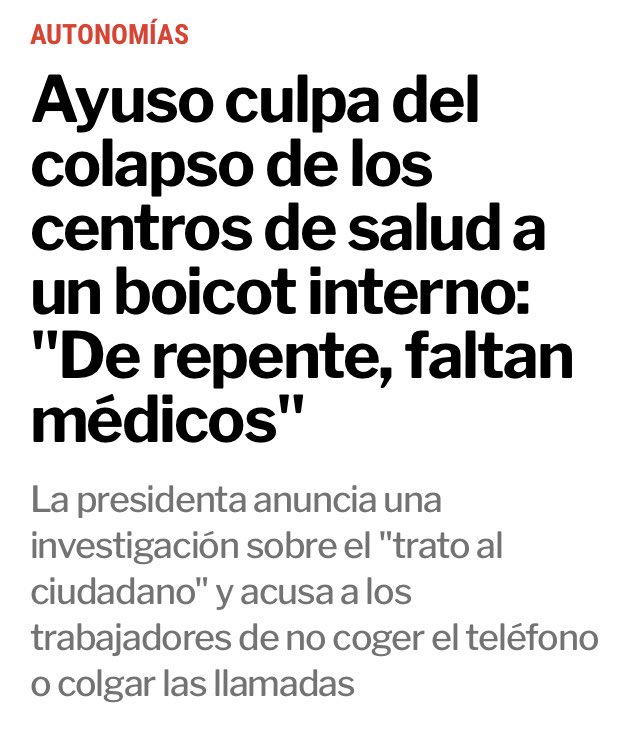 Supertramp9713's tweet image. "Hemos recortado todo lo posible la sanidad pública y ahora resulta que faltan médicos. Ya no sabemos qué hacer"