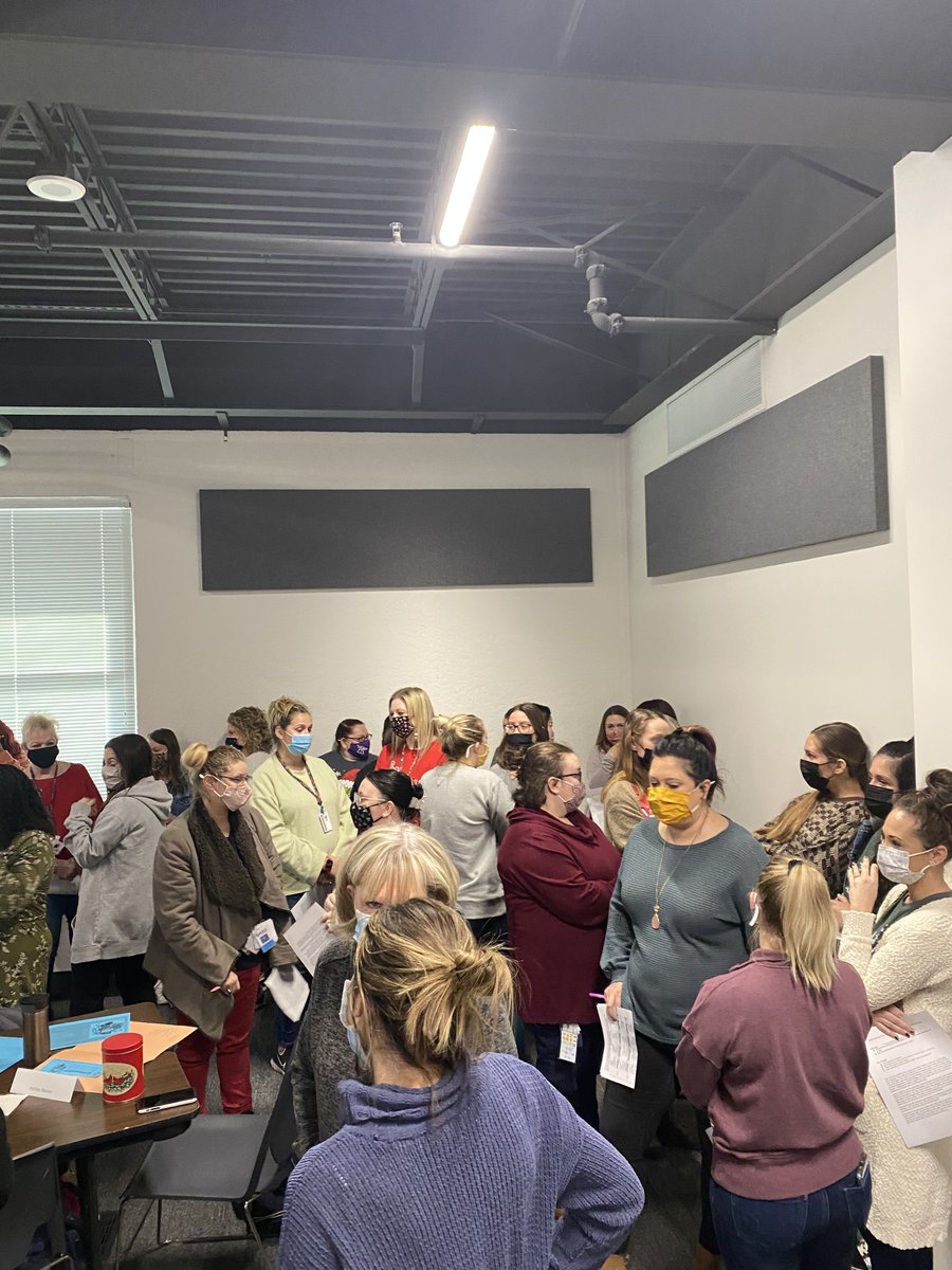 theSMECEC's tweet photo. Ending the semester with an all pre-k professional development! We are better when we #sticktogether!! Thanks @BrittanyGonser for helping us dive into our true colors! #prekstrong #smsdsticktogether #smsdstrong https://t.co/p2Fo56LXzf