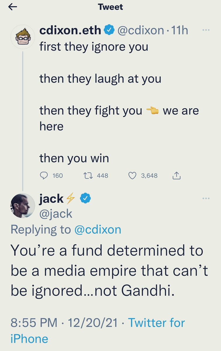 Jason's tweet photo. #jack3 > #web3 VC industrial complex https://t.co/xIUOZwjkNv