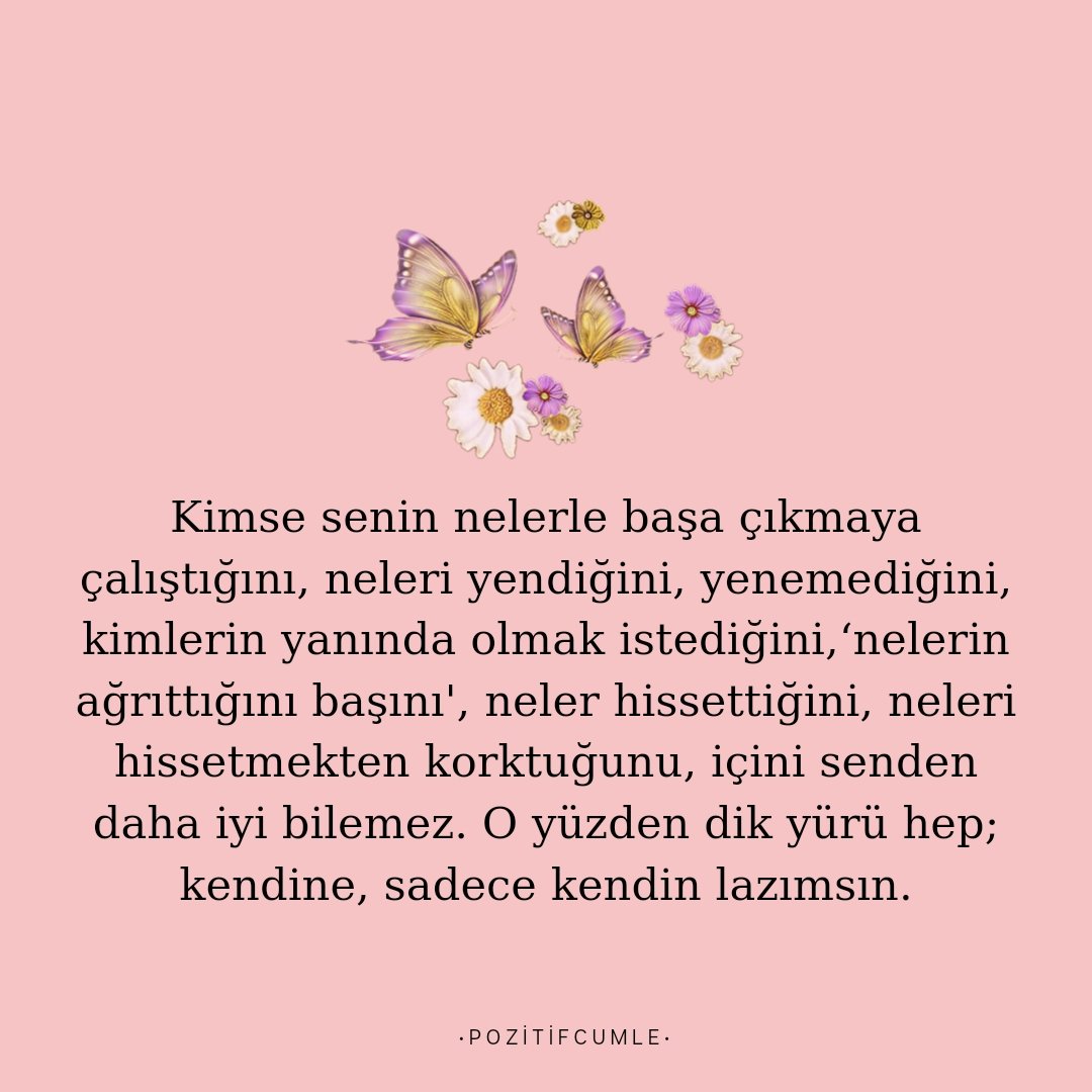 POZİTİF CÜMLELER (@pozitifcumle) on Twitter photo 