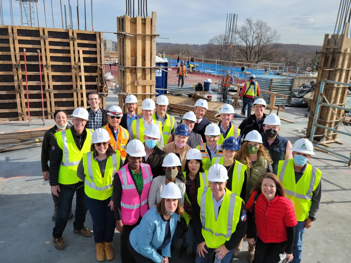 Wiles_Mensch's tweet photo. Wiles Mensch attends St. Elizabeth’s Parcel 17 topping off for Whitman-Walker! 

https://t.co/8AtrxJKjaF https://t.co/rigOZIs0Qa