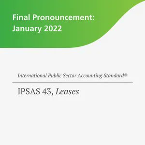 Financialnewswk's tweet photo. IPSASB to publish in January 2022 its new standard on lease accounting. IPSAS 43 will supersedes IPSAS 13 and introduces the right-of-use model for lessees, aligning with IFRS 16. https://t.co/Xhdxr7hk9R #leaseaccounting #IPSASB #IPSAS #IFRS #IFAC https://t.co/5eKQSA4S5Z