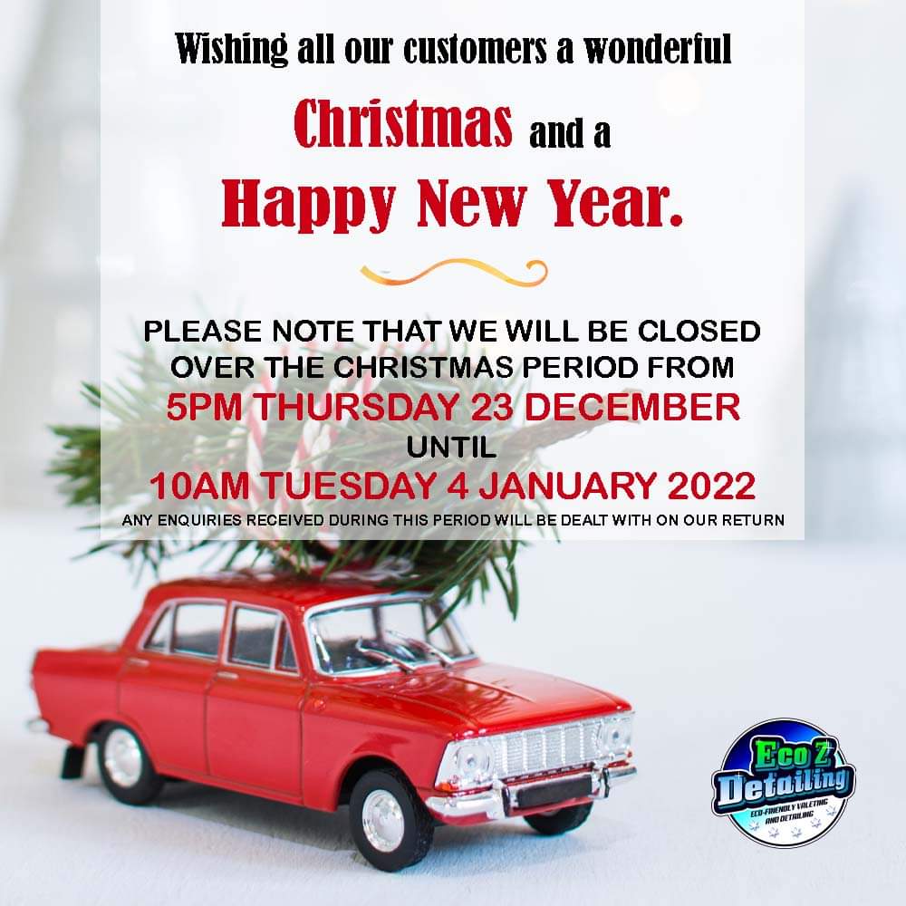 ecozdetailing's tweet photo. We are at Eco Z Detailing wishing all our friends and customers Merry Christmas and a Happy New Year!
#ecozdetailing #detailing #winterwonderland #christmas #xmas #christmas2021 #autodetailing #cardetailing #southsea #christmastree #merrychristmas #carculture #carsandcoffee https://t.co/udFB2SsPav