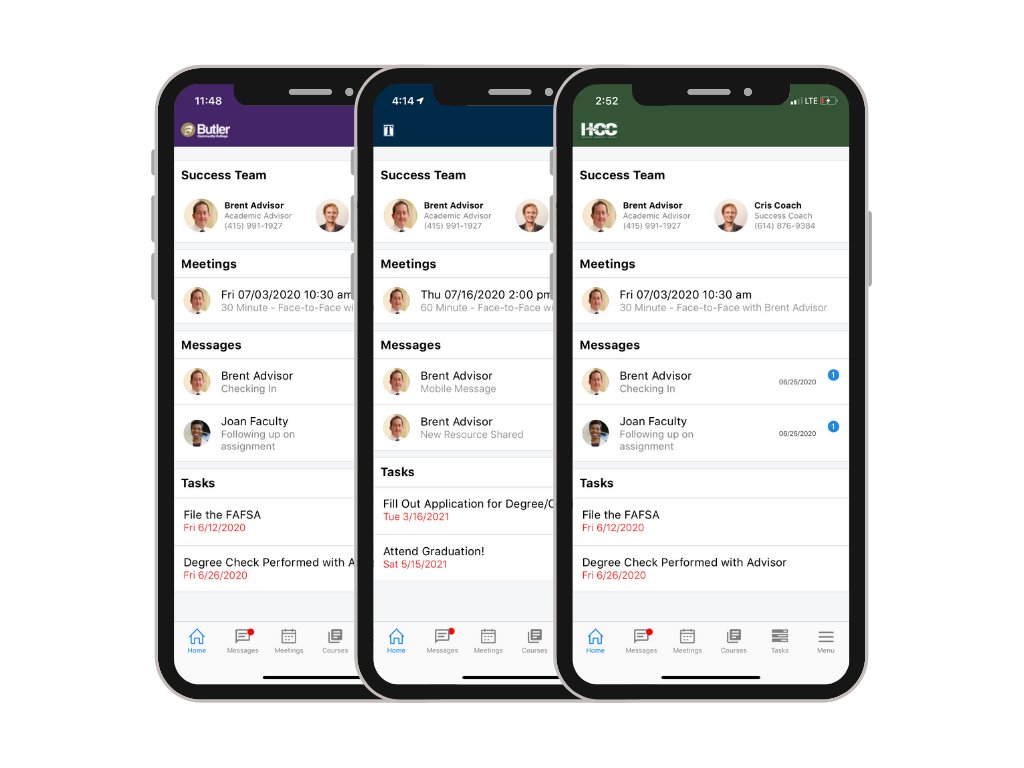 Encourage year-round engagement through our app! Learn more about the Aviso Student Mobile App bit.ly/3E0LnmX and how you can tailor the look to fit your school and students and communicate with 2way texting! #StudentSuccess #HigherEducation