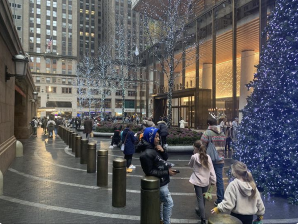 OpenPlans's tweet photo. beautiful pedestrians spaces, brand new and shiny on. cold NY day. We love it, and we want to see these everywhere in the city, not just at our transportation jewel #grandcentralstation ! (image h/t @BarmanNYC ) @ericadamsfornyc @NYCMayorsOffice #weneedmore #firsthundreddays https://t.co/J0xnIox3wE