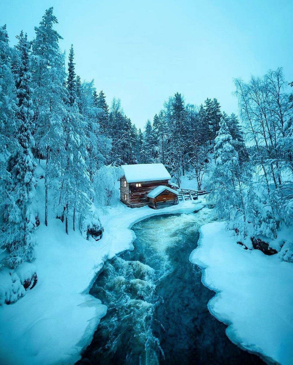 Lovely evening dear friends and good night when it's time!❄️♥️