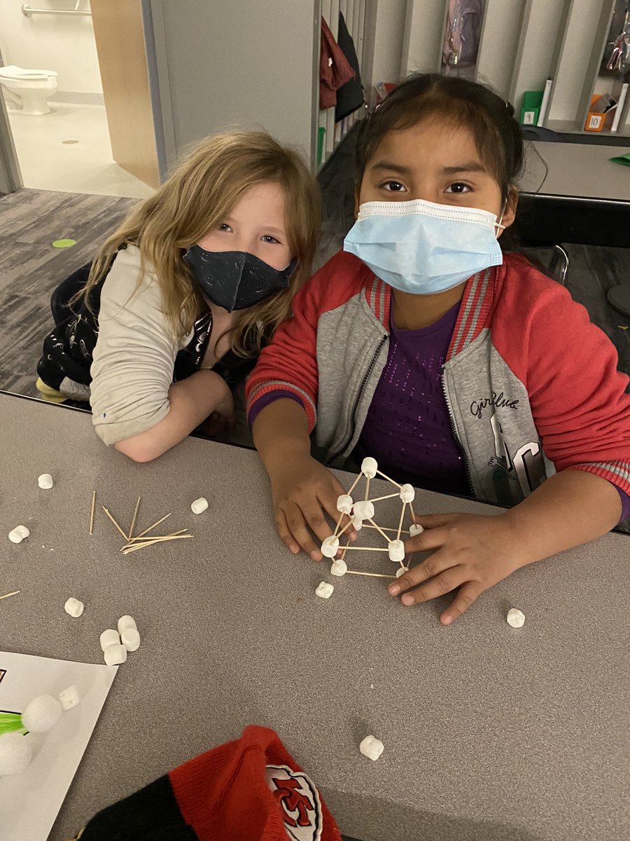 We have been working on 2D and 3D shapes and what better way to practice than with marshmallows??<a href="/Cassell_Park/">Cassell Park Elementary ISD</a>