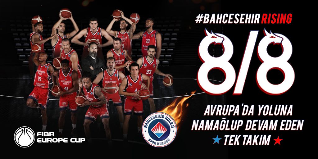 bkbeylikduzu's tweet photo. 💪🏻 8️⃣/8️⃣

👊🏻 Avrupa'da oynadığımız 8 maçın tamamından galibiyetle ayrılan tek takımız!

❤️💙 #BahcesehirRising #FlyHighTogether https://t.co/byj1qyuwJy