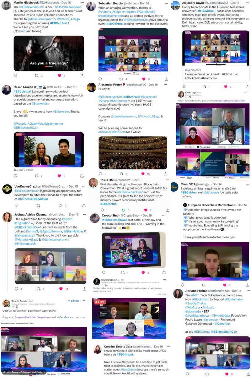 EBlockchainCon's tweet photo. Our newsletter is out❗
🙌🏼 A very big thank you to all of you. Together we made #EBCvirtual the best blockchain & crypto event on Planet Earth!
We saw record numbers of meetings, attendees, speakers and sessions.
Subscribe here👇🏽
https://t.co/9QXgqTWT1d https://t.co/RMF2w4z8A8