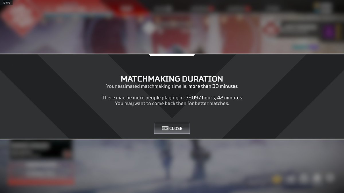 DrollKylemania's tweet photo. @Respawn what are you guys tying to tell me? You don't want me to play for 9 years https://t.co/mVaLAKHf9F