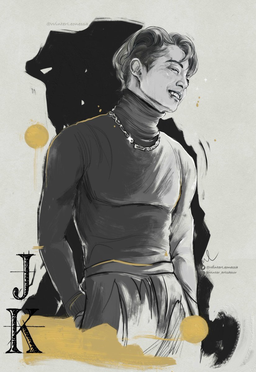 WinterLeonessa's tweet photo. JK 🖤🤍✨
#btsfanart #정국 #JUNGKOOK https://t.co/H2oTSy8Ztu