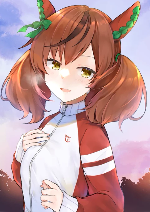 冬はつとめて。
朝練ネイチャ。
 #ウマ娘 