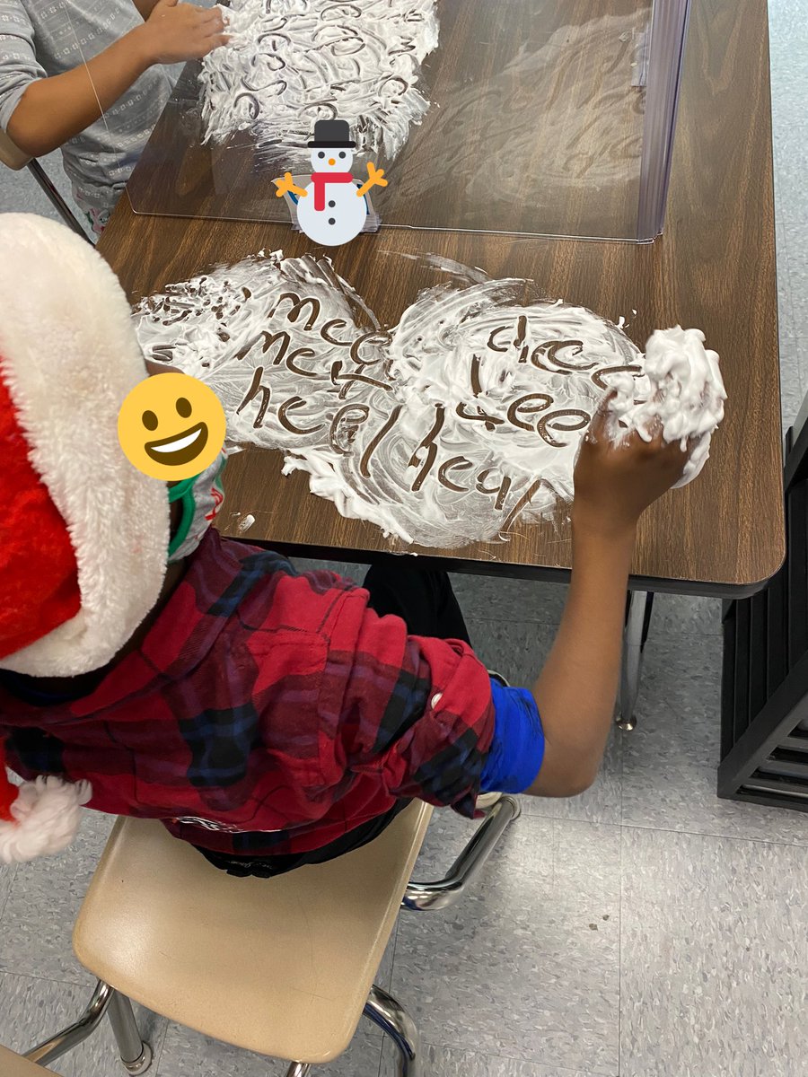 Laura Wurzbacher (@tcs_champslib) on Twitter photo Celebrating first day of winter by using shaving cream “snow” for our phonics lesson! In the words of one scholar: “Now THIS is what I call dictation!” 😂❄️🔤 <a href="/CLETS_SDT/">Jessica W.</a> <a href="/CoitTammi/">Tammi Coit</a> Celebrating first day of winter by using shaving cream “snow” for our phonics lesson! In the words of one scholar: “Now THIS is what I call dictation!” 😂❄️🔤 <a href="/CLETS_SDT/">Jessica W.</a> <a href="/CoitTammi/">Tammi Coit</a>