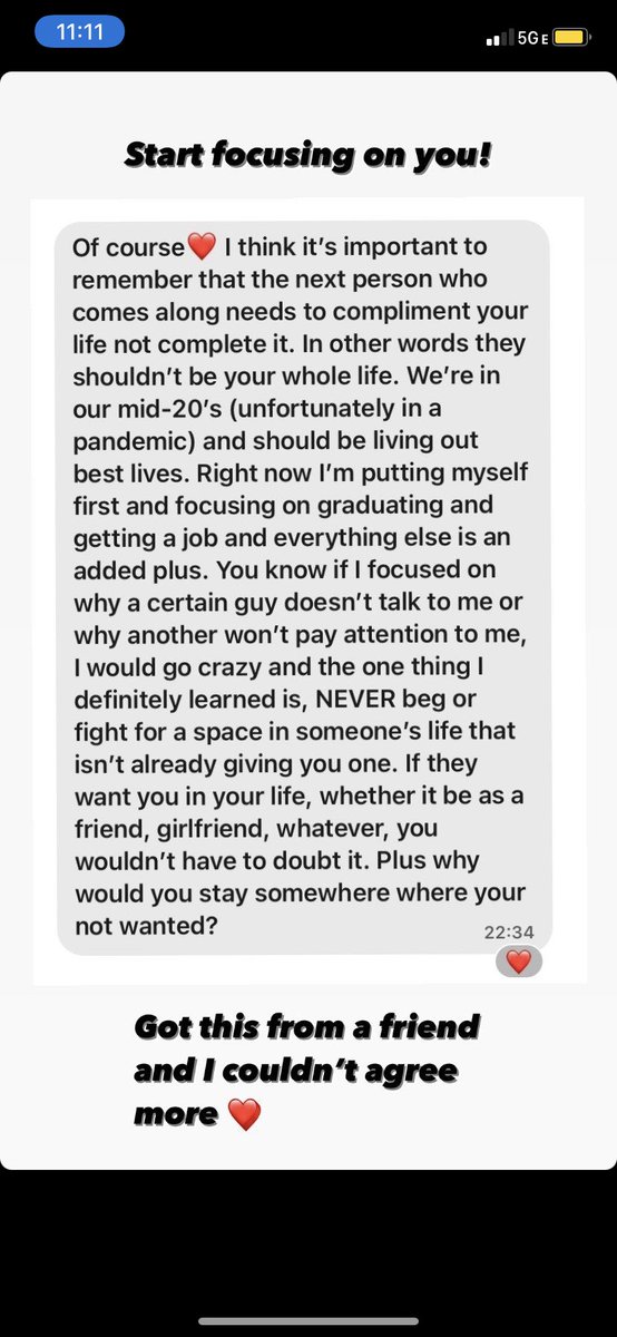 diffrentawesome's tweet photo. I sent this to a friend who is going through a tough break up and she posted it on Instagram because it spoke to her but I’ll post here in case someone needs to hear it too https://t.co/971hTxQAAs