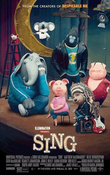 Dec. 21/2016 - The movie Sing is released. Starred: Matthew McConaughey, Reese Witherspoon, Seth McFarlane, John C. Reilly, Scarlett Johansen, Taron Egerton & Tori Kelly. https://t.co/QwlXsvYjjj