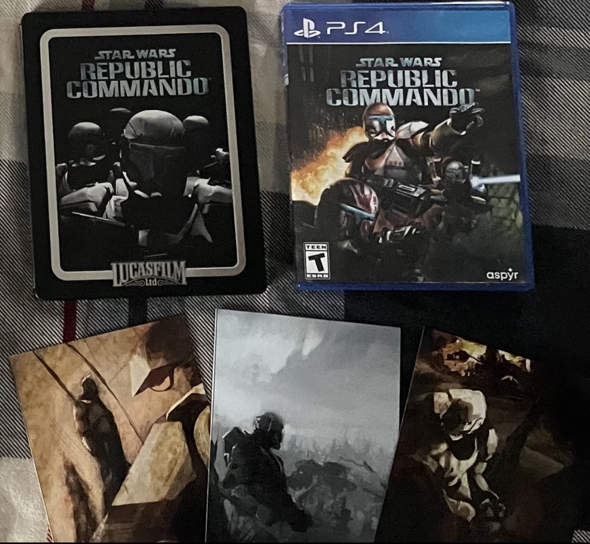 ThePaulAlberici's tweet image. ITS FINALLY HERE!!! Since this game was only on Xbox &amp;amp; PC back in ‘05, I have waited 16 years to play this game…the #RepublicCommandos are what really propelled my fandom of the #Mandalorians, thanks @AspyrMedia &amp;amp; @LimitedRunGames for this beautiful special edition!! #DeltaSquad