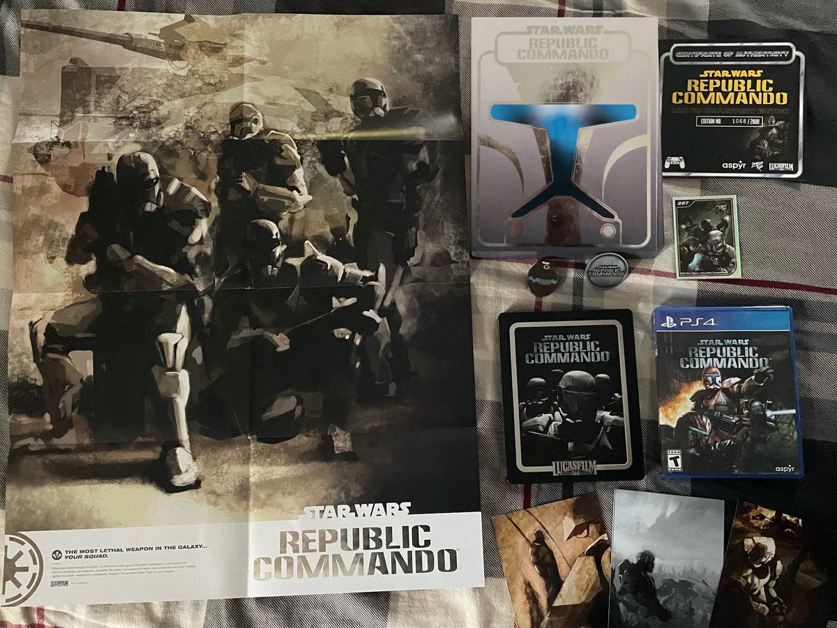 ThePaulAlberici's tweet image. ITS FINALLY HERE!!! Since this game was only on Xbox &amp;amp; PC back in ‘05, I have waited 16 years to play this game…the #RepublicCommandos are what really propelled my fandom of the #Mandalorians, thanks @AspyrMedia &amp;amp; @LimitedRunGames for this beautiful special edition!! #DeltaSquad