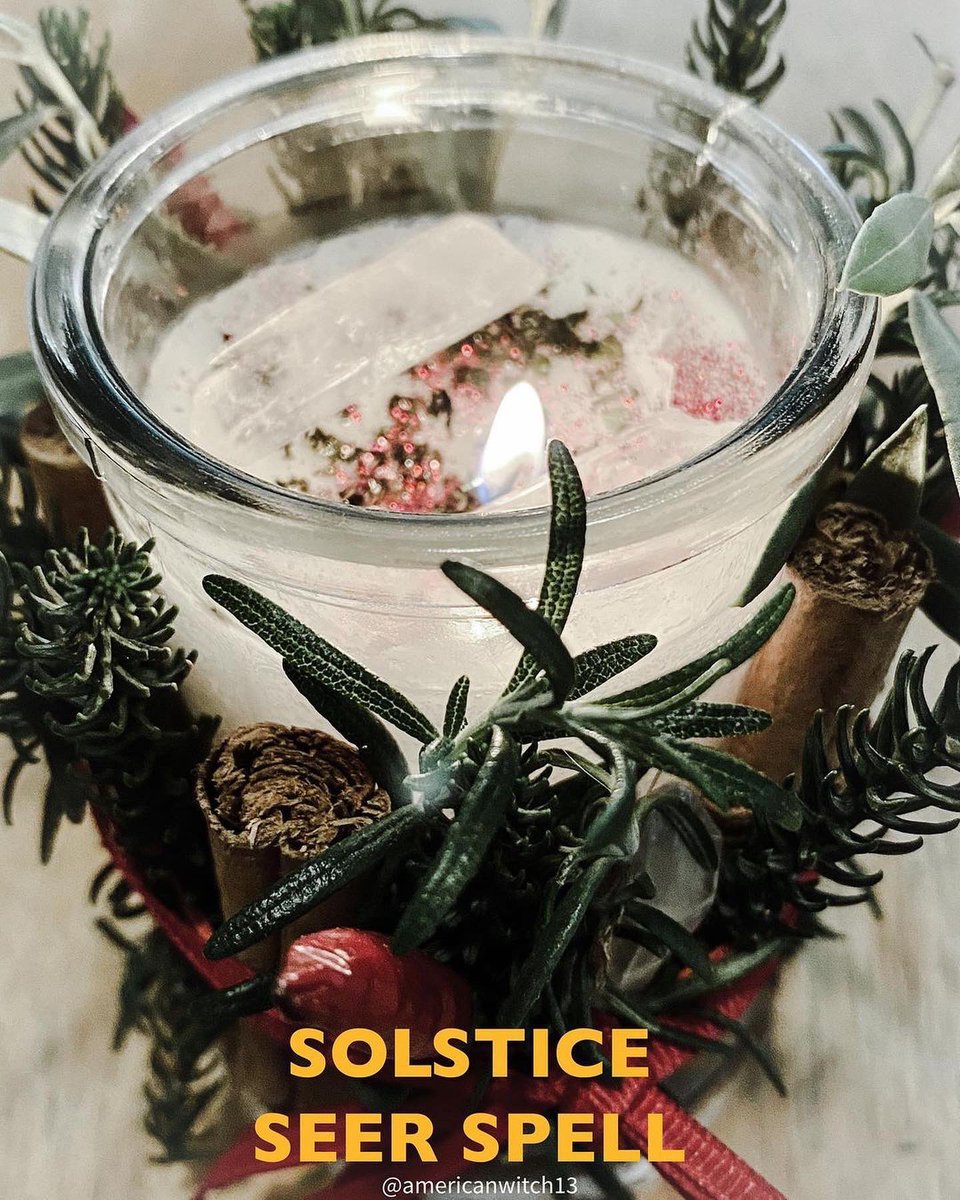 AmericanWitch13's tweet photo. ✨ Solstice Seer Spell & Yule Ritual ✨
Yule & the Winter Solstice make for a powerful time to connect with Spirit & awaken your second sight.
(Continued on FB bc it's kinda long)
https://t.co/kNkxrKzbFA
#yule #solstice #wintersolstice #yuleritual #spell #candlespells #witch https://t.co/kkRlpZ8Y84