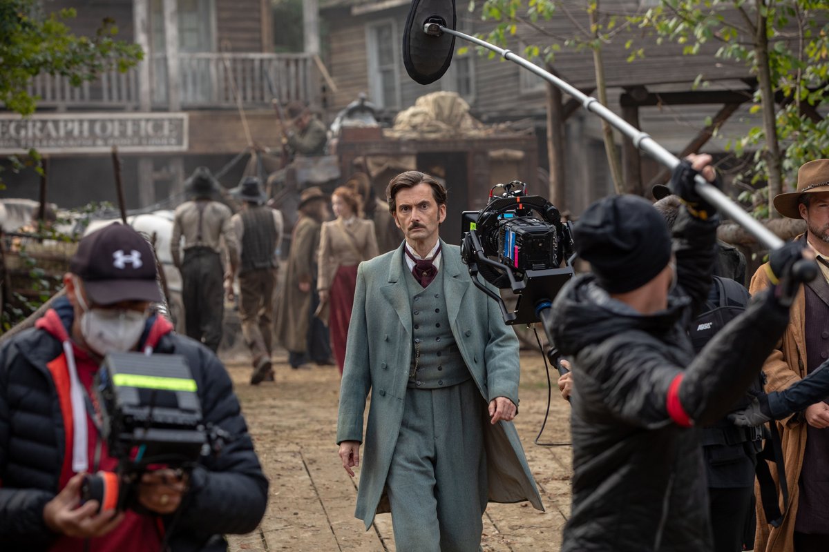 DQDAILY's tweet photo. The stars of Around the World in 80 Days – #DavidTennant, #IbrahimKoma and #LeonieBenesch – tell DQ about their adventure making this globetrotting period drama, which is pitched as a family-friendly take on Jules Verne’s classic tale… #ATWIED
https://t.co/4i9JBIoT7p https://t.co/PAPHiBhd1I