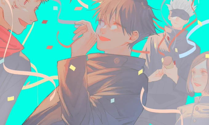 去年の絵……
 #伏黒恵誕生祭2021 