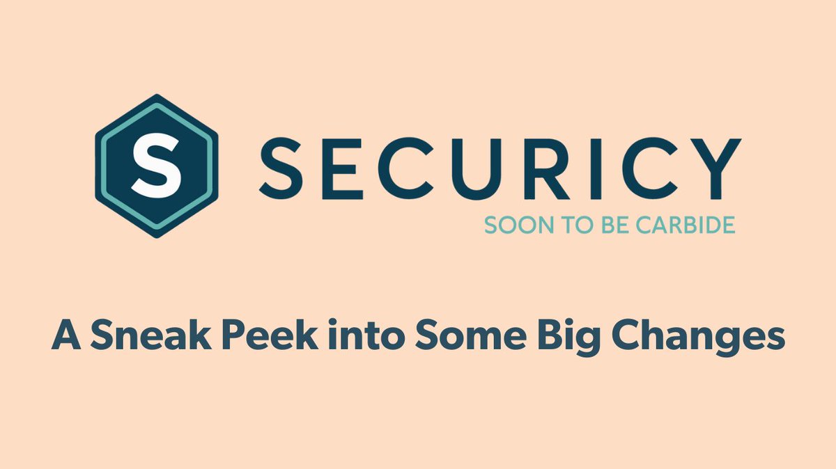 Securicy - Now Carbide @carbidesecure tweet media