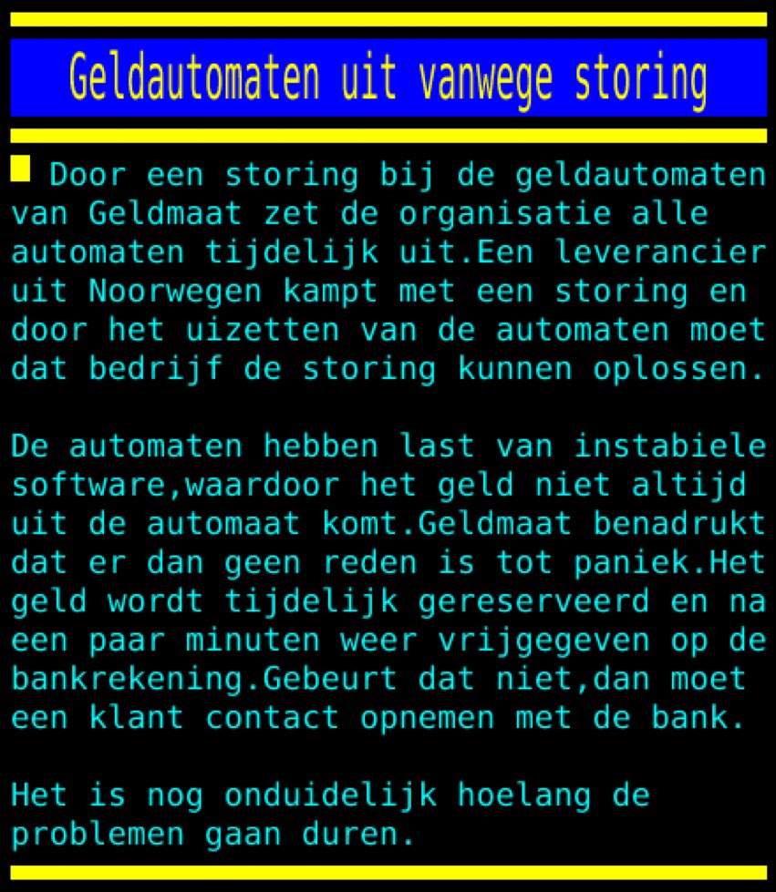 Krijg nou wat… en hoe weten we wanneer ze het weer doen <a href="/geldmaat/">Geldmaat</a>? Zo kunnen de straatnieuwsverkopers juist nu hun geld niet ontvangen