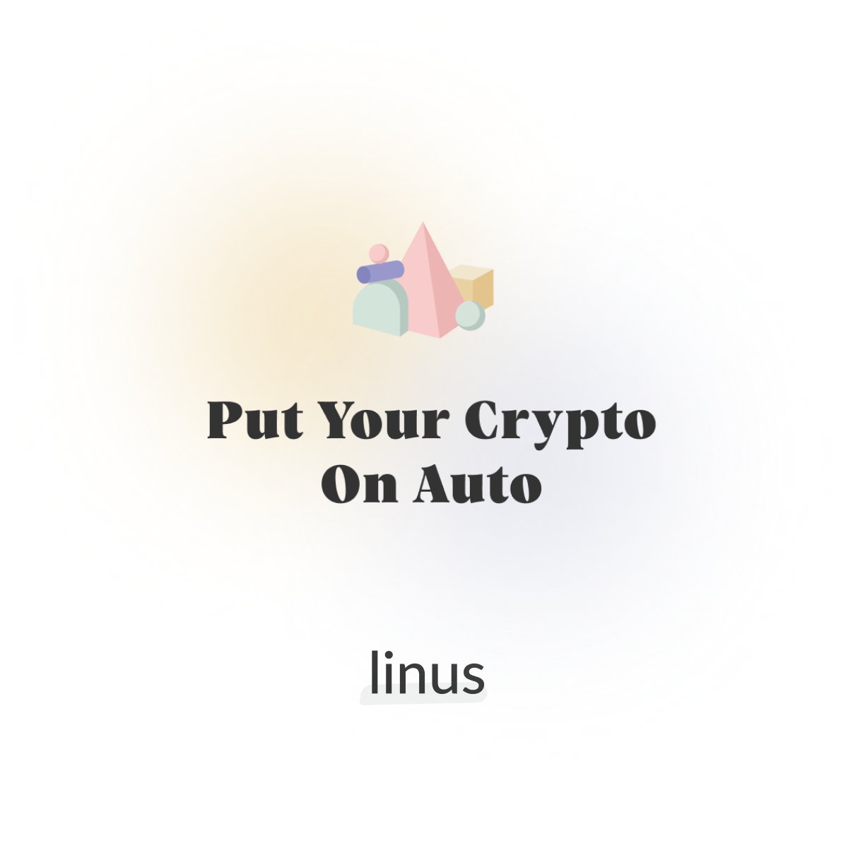 getlinus's tweet photo. Introducing Automated, Passive Crypto Portfolios

Linus lets you access crypto markets with confidence by automating your portfolio management strategies.

Learn more at https://t.co/e8zAgqbQjf 

#linus #crypto https://t.co/iJevIXFebh