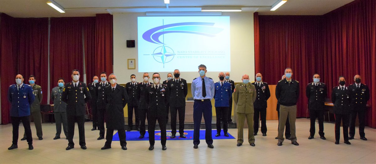 NSPCOE's tweet photo. Happy 6th @NSPCOE’s anniversary since #NATO @ACT’s accreditation. @ intl/#StabilityPolicingHub we renewed our dedication to the #ProtectionOfCivilians and our commitment to fill the #PublicSecurityGap &amp; #ProjectingStability 4 #FragileStates’ benefit #StrongerTogether #WeAreNATOSP https://t.co/vw8C1AS49t
