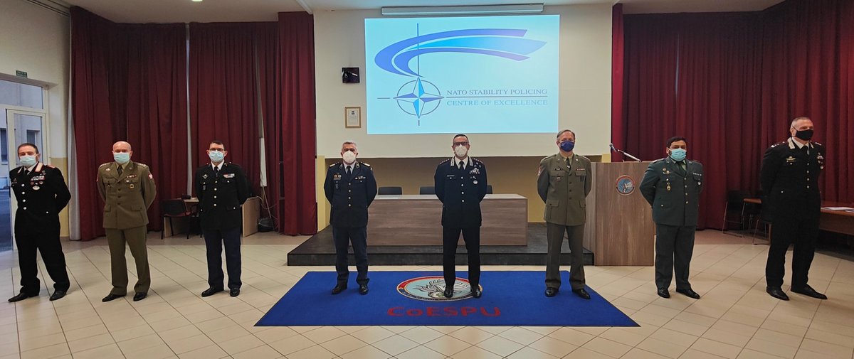 NSPCOE's tweet photo. Happy 6th @NSPCOE’s anniversary since #NATO @ACT’s accreditation. @ intl/#StabilityPolicingHub we renewed our dedication to the #ProtectionOfCivilians and our commitment to fill the #PublicSecurityGap &amp; #ProjectingStability 4 #FragileStates’ benefit #StrongerTogether #WeAreNATOSP https://t.co/vw8C1AS49t