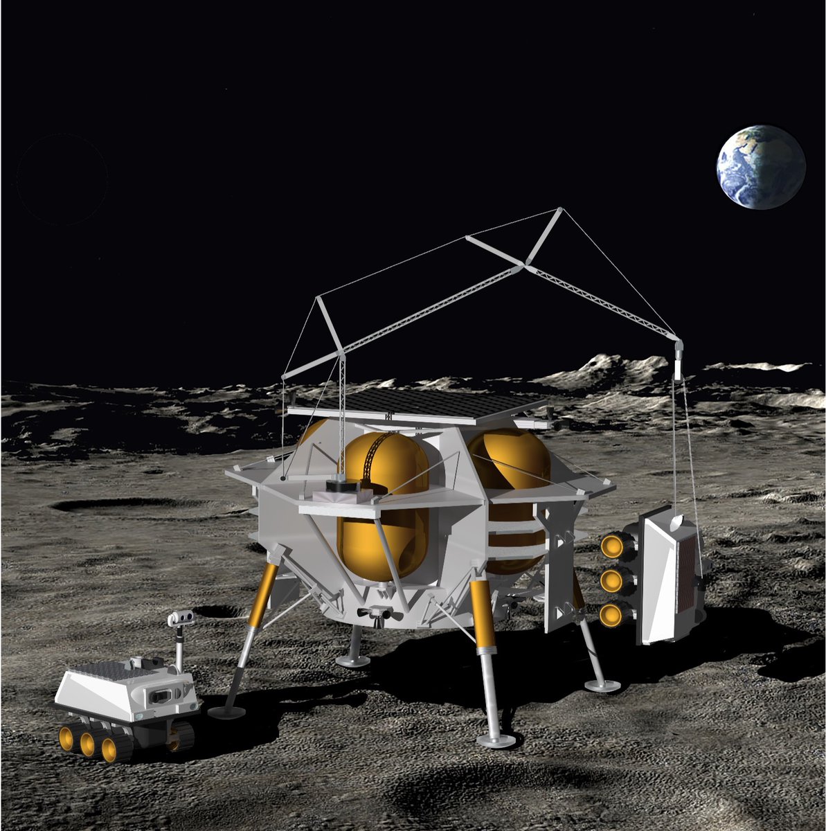 New software will make the Lightweight Surface Manipulation System, a lunar crane technology, autonomous and interchangeable with landers, rovers, and habitiats.
Credits: NASA