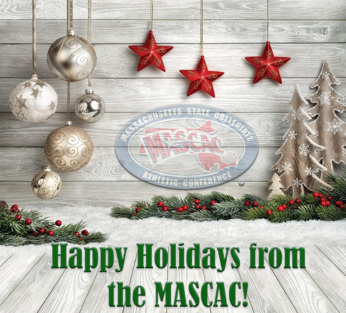 Wishing you all a safe, happy and healthy holiday season from #MASCAC Commissioner Angela Baumann and Director of Media Relations Emily Loux! #holidayseason #MASCACpride