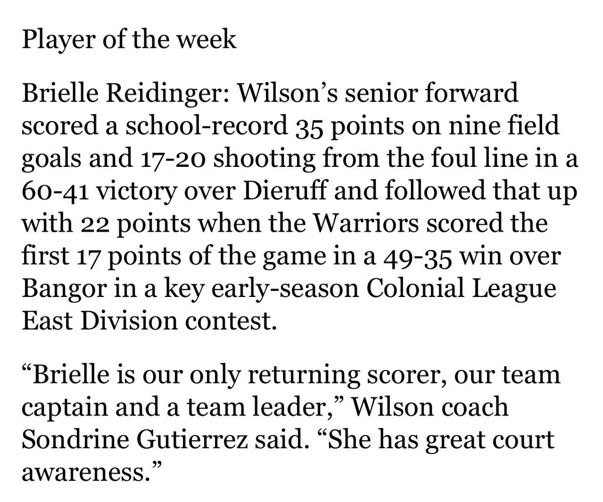 unitedNJaau's tweet photo. What a start of the year for @BrielleBball. Set the school record for points in a game and is averaging a double double. Start to a monster year. https://t.co/JfgLrDxRID