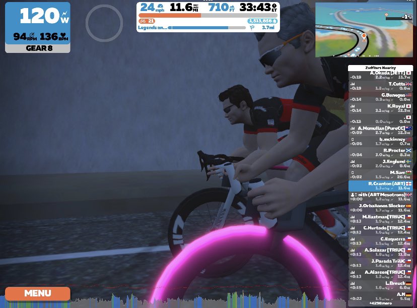 AtomRacingTeam's tweet photo. @AtomRacingTeam is more than an eRacing team, it’s a community. Two riders met up @GoZwift this morning to have a leisurely leg turning ride and chat on @discord
Join the new era of fitness!
#RideOn #OneCommunityOneFamily
#MoreThanJustVirtualFriends #TeamMates #FriendsForLife https://t.co/XheVsVR0rf
