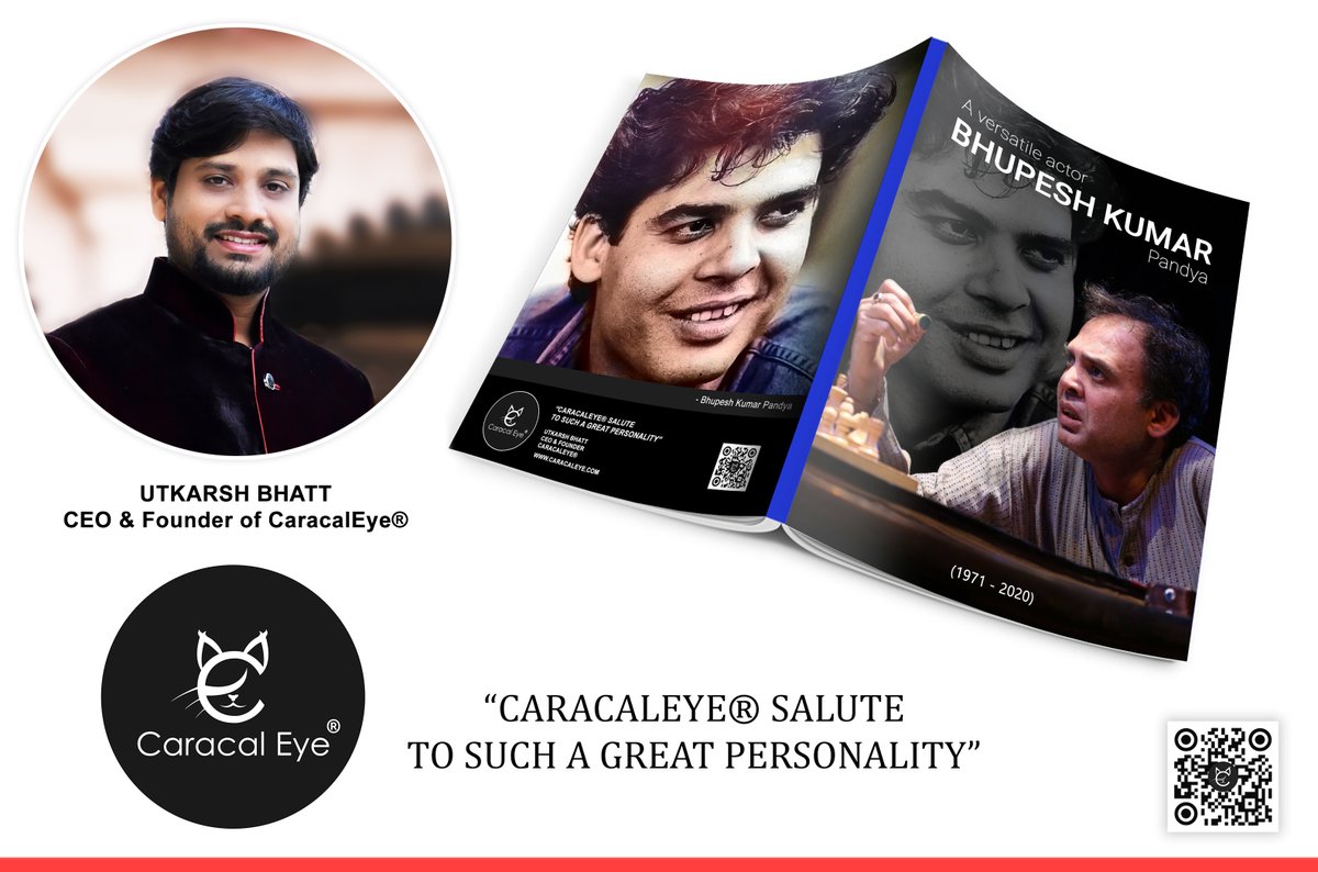 CaracalEye_'s tweet photo. Heartfelt #tribute to Mr Bhupesh Kumar Pandya from the @CaracalEye_  ®  team. 🙏🙏
@UtkarshBhattukb 

#BhupeshKumarPandya
#RIPBhupeshKumarPandya 
#ranaashutosh10 #raogajraj #ayushmannk
#TheJohnAbraham #vickydonor https://t.co/e5FV3OXgbj