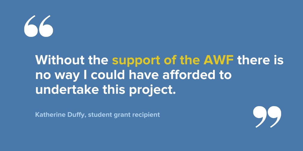 AWF_VETS's tweet photo. Interested in applying for an AWF student research grant?

In this Q&amp;A, Katherine from the University of Nottingham tells us about her experience of carrying our her AWF funded research project on cat hoarding 🐈 #AWFResearch

https://t.co/uLcHR1rPas https://t.co/dPQo8fxjMs