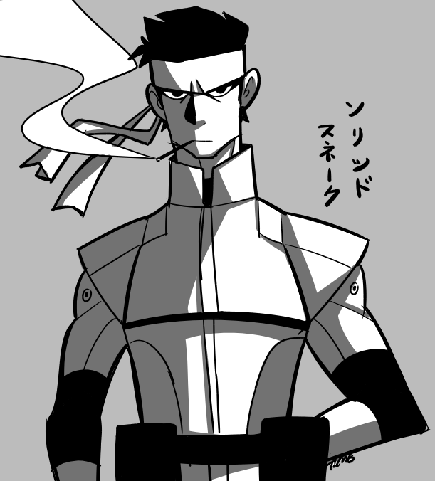 timethehobo's tweet photo. Test style scribble with Solid. #mgs https://t.co/joA3MuUtRo