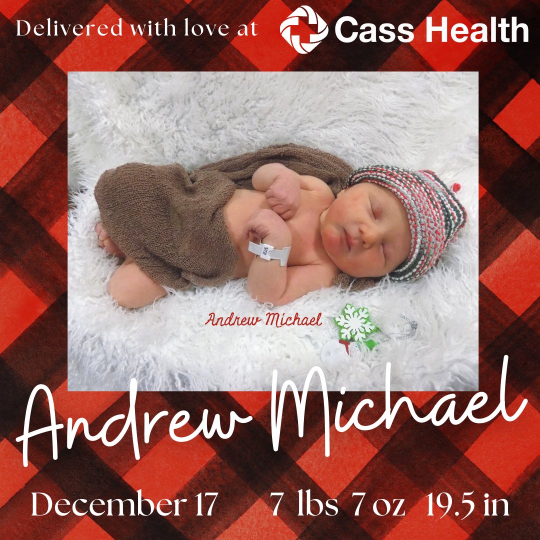 CassHealth's tweet photo. Hello, Andrew Michael!
#CassHealth #BestBirthdayEver #NewNeighbor #WelcomeBaby #SWIowa https://t.co/ykTUxGUq9K