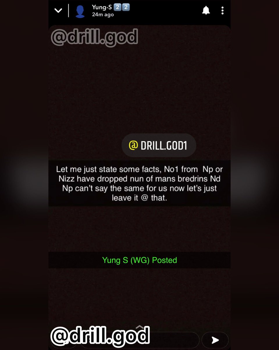 Yung S (#WGM/#WG/#WoodGreen/#N22) Claiming Lampz (#WG) didn’t get Dropped by #NPK or #OFB (24/08/21)