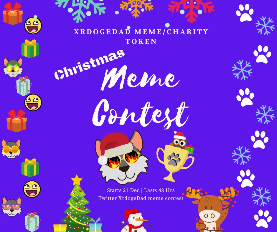Who is ready to win 10M #XrdogeDad tokens?
3 Winners each get 10M tokens!🤑

Rules: Post your pets and the funniest memes of XrdogeDad, Tag us and use XrdogeDad hastag!!🐶

Lasts for 48 hours, lets see who is most creative!🤩🚀

#xrdogedad #airdrop #xrp #XummAirdrop #giveaway