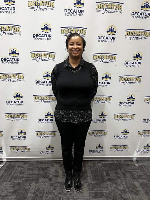 DmsHawks1's tweet photo. Congratulations to Mr. Criswell on being named Decatur Middle School's new Principal & Ms. Stovall for being named the new APEX SLC Director! We are DecaturProud of you! #DMShawks #decaturproud @criswell_dustin @tavie001 https://t.co/FubUzDEUJP