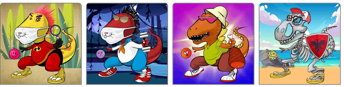 More Reveals!! 

MINTS yours punkdinos.com

#NFT #NFTs #NFTcollection  #Metaverse #punkdinos #BAYC #NFTCommunity