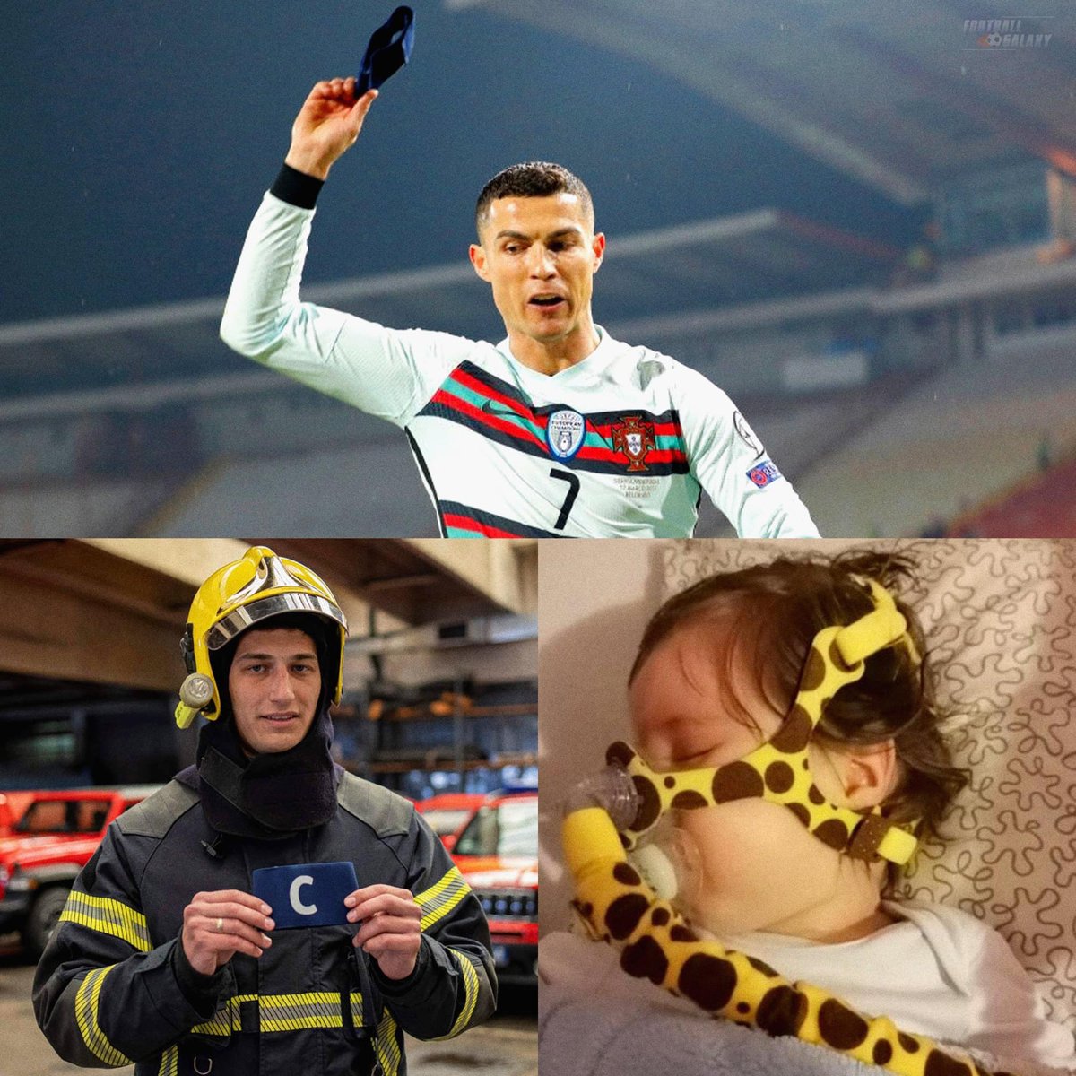 One of the strangest stories in the world of football. In one of the matches, specifically Portugal and Serbia, the referee cancelled a 100% correct goal for Cristiano Ronaldo at the last moments. Ronaldo got angry and threw the captain's armband &amp; got out of the field.