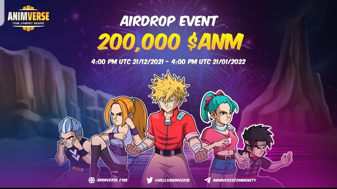CryptoTownEU's tweet image. 🚀 Airdrop: Animverse Global
💰 Value: 10 $ANM
👥 Referral: 3 $ANM
📒 Partnership: CLOVERS Ventures, DARENFT, BSCStation, XANTUS, ONEBIT, Goldenshovel, AVStar Capital
📅 End Date: 21st January, 2022

Talk with the Telegram Bot
t.me/AnimverseGloba…

#Airdrop #Crypto #Airdrops