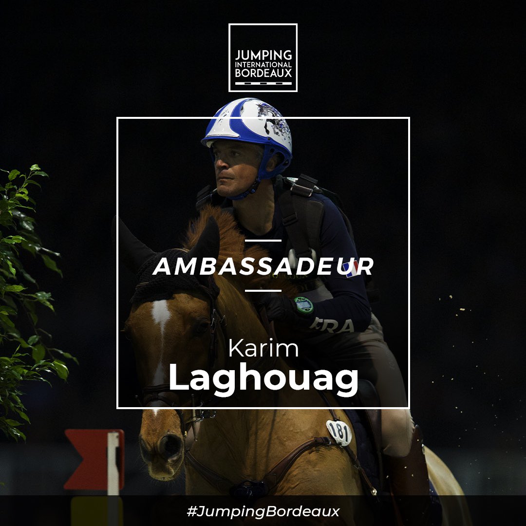 [ AMBASSADEUR : Number 2]
Qui d'autre que <a href="/KarimLaghouag/">Karim Laghouag</a> pour compléter la team d'ambassadeurs du Jumping International de Bordeaux ?
🏆 Indétrônable cavalier de concours complet, Karim est un adepte du Devoucoux Indoor Derby à Bordeaux.
#JumpingBordeaux #Ambassadeur