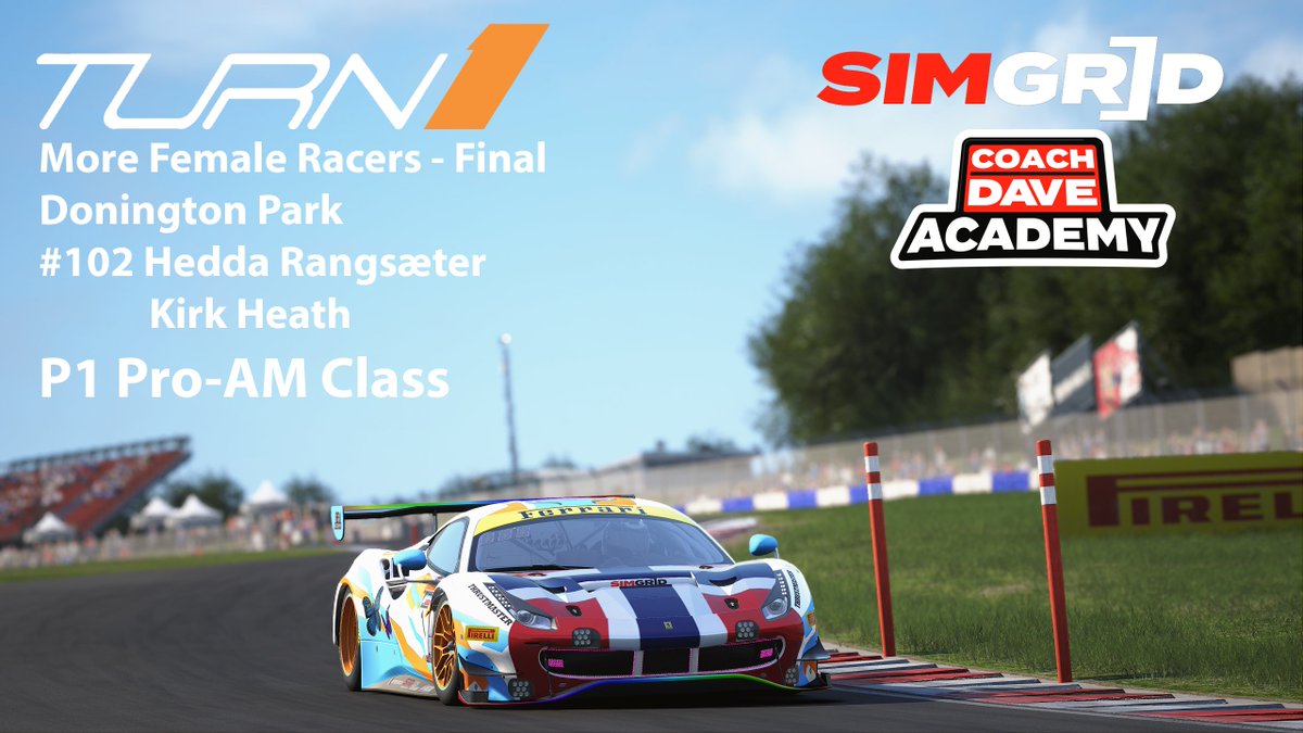 Team_Turn1's tweet photo. Congratulations to the 101 Car @nikkor_f64 &amp; @TrulsSolberg P3 in Silver Class and the 102 @heddarangseter &amp; Kirk Heath Pro-Am Victory, in the final round of #morefemaleracers https://t.co/BvU9OdJGgM