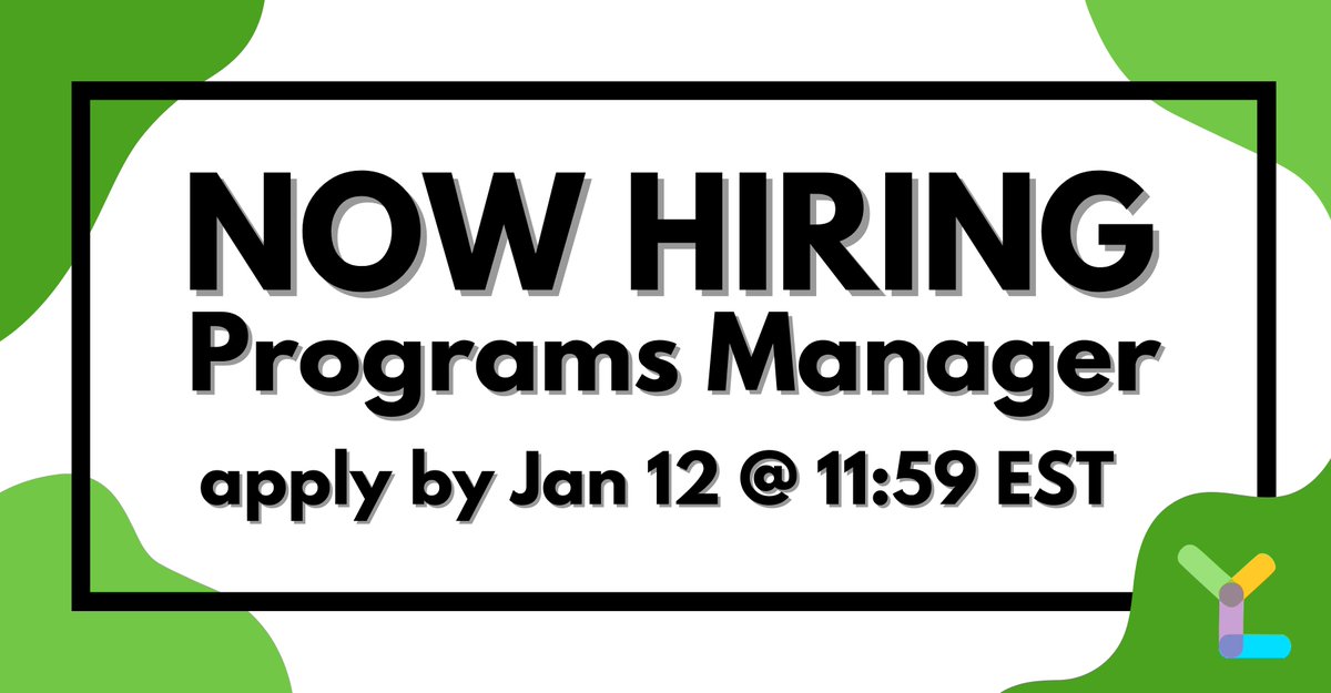 YouthClimateLab's tweet photo. NOW HIRING! As we approach a new year, Youth Climate Lab is hiring a Programs Manager to grow our work in the youth climate space and shake up the status quo of climate inaction! If you or someone you know is interested, check out the job description here: https://t.co/PqVeLn4j4U https://t.co/nV8NFkTlhj